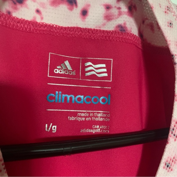 adidas Climacool Pink and White active Top Large - Picture 3 of 4